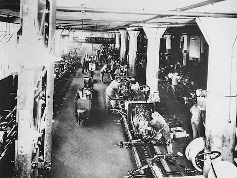 Ford Model T Assembly Line Construction Site