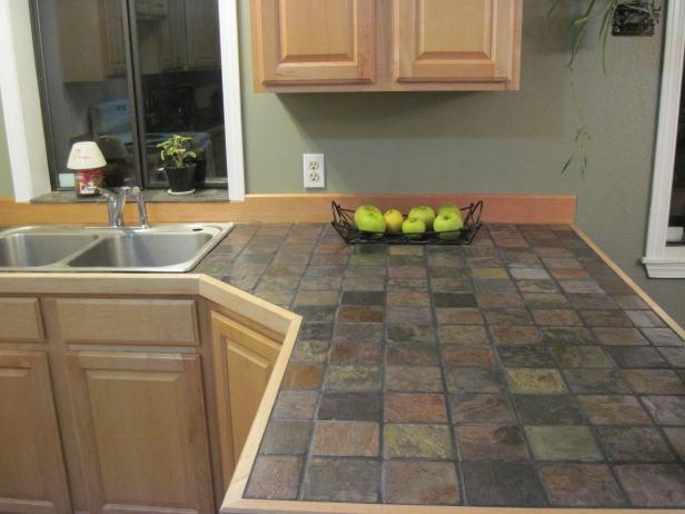Kitchen Countertop Material, Ceramic Tile Kitchen Countertops Pictures